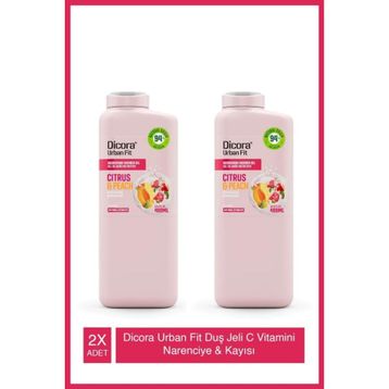 Dicora Urban Fit C Vitamini Narenciye Kayısı Aromalı 2x400 ml Duş Jeli