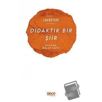 Didaktik Bir Şiir - Lucretius