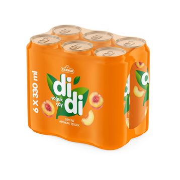 Didi 6x330 ml Şeftali Aromalı Buzlu Çay