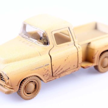 Diecast 1955 Chevy Stepside Pick-Up Çek-Bırak 1:32 Model Araç