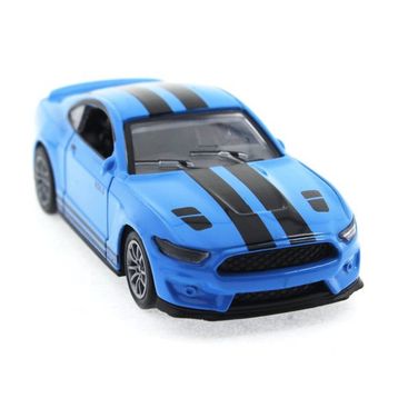 Diecast Çek Bırak Metal Mavi Spor Araba