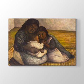 Diego Rivera - The Family Tablosu