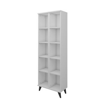 Dienni Simple 8 Raflı 60x30x176 Beyaz Kitaplık