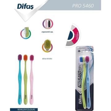 Difaş 5460 Pro Ultra Yumuşak 2 Adet Diş Fırçası
