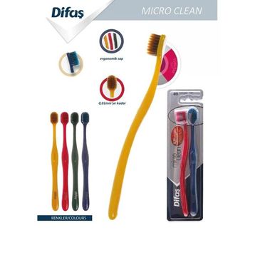 Difaş Micro Clean Yumuşak 2 Adet Diş Fırçası