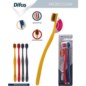Difaş Micro Clean Yumuşak 2 Adet Diş Fırçası