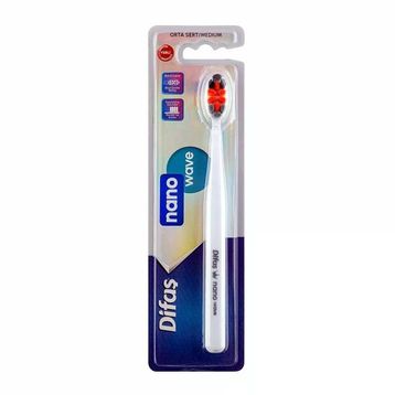Difaş Nano Wave Beyaz 3 Adet Diş Fırçası