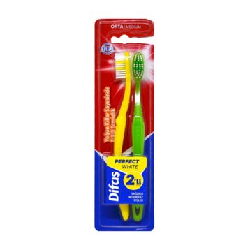 Difaş Perfect White 2'li Diş Fırçası