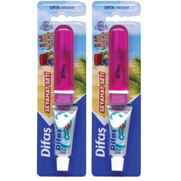 Difaş Pocket İkili Diş Fırçası
