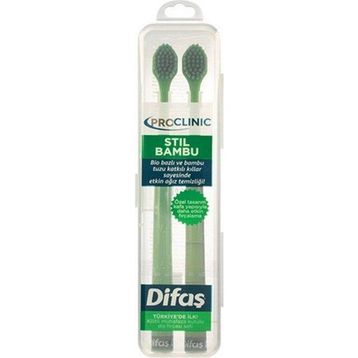 Difaş Proclinic Bamboo 2'li Diş Fırçası