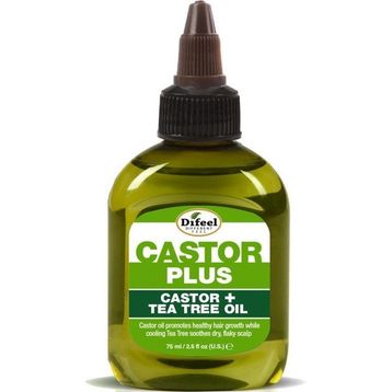 Difeel Castor + Tea Tree Oil 75 ml Yavaş Uzayan Saçlara Özel Saç Bakım Yağı