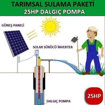 Diğer 25 hp Dalgıç Pompa Tarımsal Sulama Sistemi