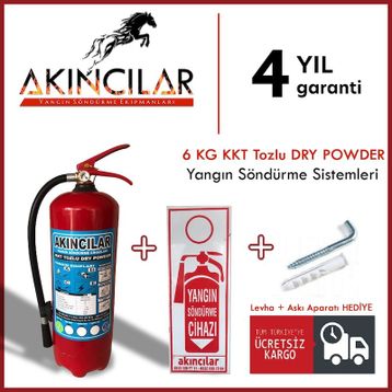 Diğer 6 Kg Kkt Tozlu Yangın Söndürme Tüpü