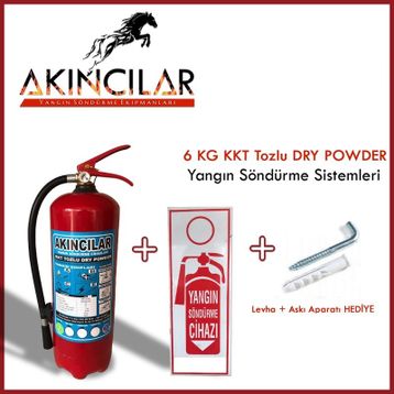 Diğer 6 Kg Kkt Tozlu Yangın Söndürme Tüpü