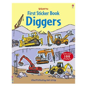 Diggers Sticker Book-Usborne Publishing