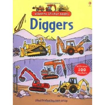 Diggers Sticker Book-Usborne Publishing