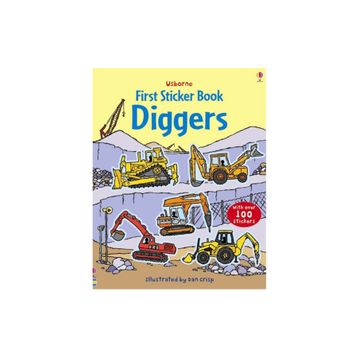 Diggers Sticker Book-Usborne Publishing