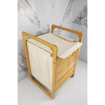 Digithome B9017 C1-1-100 Bambu Kirli Çamaşır Sepeti