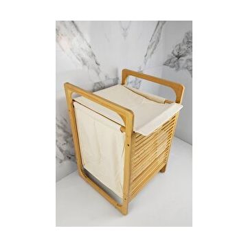 Digithome B9017 C1-1-100 Bambu Kirli Çamaşır Sepeti