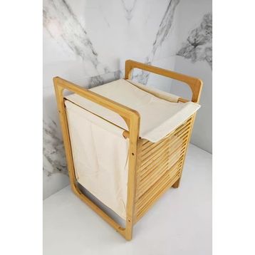 Digithome B9017 C1-1-100 Bambu Kirli Çamaşır Sepeti