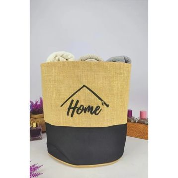 Digithome CLY-J1023 C1-1-121 Siyah Hasır Çok Amaçlı Düzenleyici Organizer Yuvarlak Saksılık