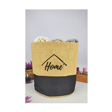 Digithome CLY-J1023 C1-1-121 Siyah Hasır Çok Amaçlı Düzenleyici Organizer Yuvarlak Saksılık
