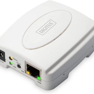 Digitus 1 port Fast Ethernet Print Server