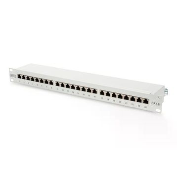 Digitus 19 İnç 24 port CAT-6 FTP Zırhlı Patch Panel