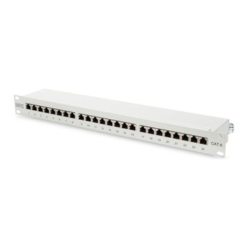 Digitus 19 İnç 24 port CAT-6 FTP Zırhlı Patch Panel