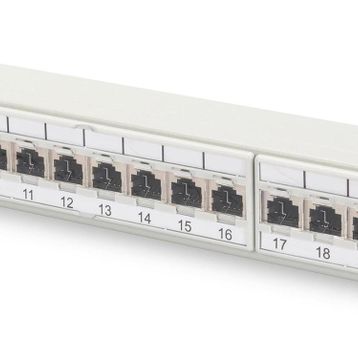 Digitus 19 İnç 24 port CAT-6 FTP Zırhlı Patch Panel