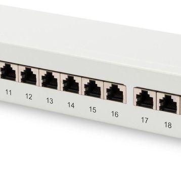 Digitus 19 İnç 24 port CAT-6 FTP Zırhlı Patch Panel