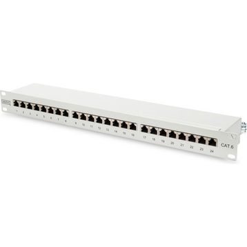 Digitus 19 İnç 24 port CAT-6 FTP Zırhlı Patch Panel