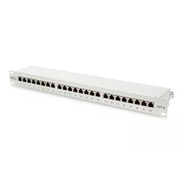 Digitus 19 İnç 24 port CAT-6 FTP Zırhlı Patch Panel