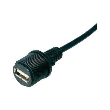 Digitus A-KAB-USBA-FS-1M 1 mt USB A Yeşil Konnektör Açık Uçlu Kablo
