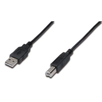 Digitus AK-300105-030-S 3 m USB 2.0 to USB Tip B Erkek-Erkek AWG28 USB 2.0 Yazıcı Kablosu