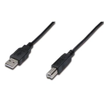 Digitus AK-300105-030-S 3 m USB 2.0 to USB Tip B Erkek-Erkek AWG28 USB 2.0 Yazıcı Kablosu