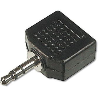 Digitus AK-510500-000-S 3.5 mm to 2 x 3.5 mm Erkek-Dişi Stereo Ses Adaptörü