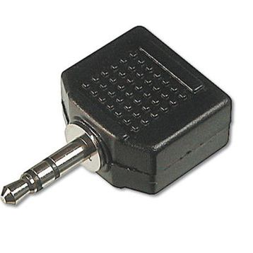 Digitus AK-510500-000-S 3.5 mm to 2 x 3.5 mm Erkek-Dişi Stereo Ses Adaptörü