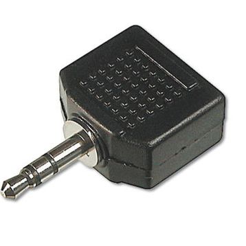 Digitus AK-510500-000-S 3.5 mm to 2 x 3.5 mm Erkek-Dişi Stereo Ses Adaptörü