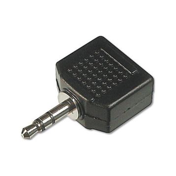Digitus AK-510500-000-S 3.5 mm to 2 x 3.5 mm Erkek-Dişi Stereo Ses Adaptörü