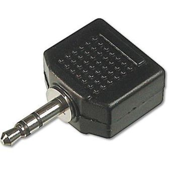 Digitus AK-510500-000-S 3.5 mm to 2 x 3.5 mm Erkek-Dişi Stereo Ses Adaptörü