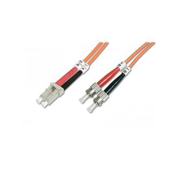 Digitus Assmann Multimode LC-ST Duplex 50/125 Fiber Kablo