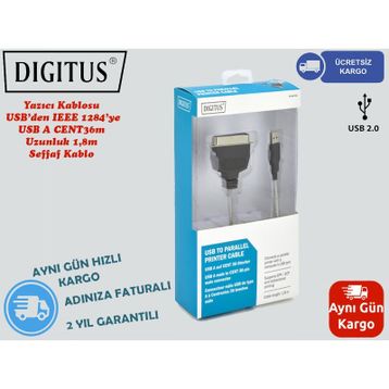 Digitus DC Usb-PM1 Usb Paralel Yazıcı Kablosu