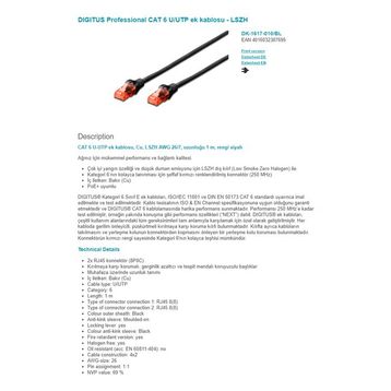 Digitus DK-1617-010-BL Network Kablo