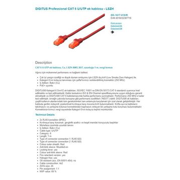 Digitus DK-1617-010-R Network Kablo