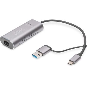 Digitus DN-3028 USB Type C - USB 3.0 to Gigabit 2.5G Ethernet Adaptörü