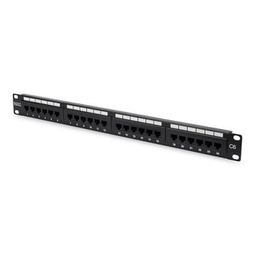 Digitus DN-91624U-CR 24 Port CAT6 Dolu Patch Panel