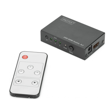 Digitus DS-45312 4K 3x1 HDMİ 2.0 Switch