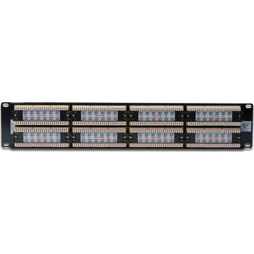 Digitus Siyah 19 İnç 48 Port Cat 6 Utp Zırhsız Patch Panel
