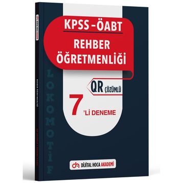 Dijital Hoca 2023 KPSS ÖABT Rehber Öğretmenliği Lokomotif Serisi QR Çözümlü 7'li Deneme
